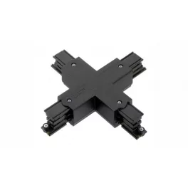 Cross connector + 3-phase track XTS38-2 black