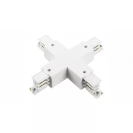 Cross connector + 3-phase track XTS38-3 white
