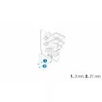 Plug for 3-phase track XTS41-2, black LAB-34-4102-00 LED Labs