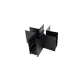 LUMINES GENESIS Magnetic track surface + connector black LAB-37-0048-30 LED Labs