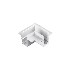   LUMINES GENESIS Magnetic track recessed 90° connector horizontal white
