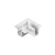 LUMINES GENESIS Magnetic track recessed 90° connector horizontal white