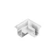 LUMINES GENESIS Magnetic track recessed 90° connector horizontal white