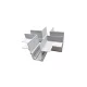 LUMINES GENESIS Magnetic track recessed + connector white LAB-37-0057-30 LED Labs