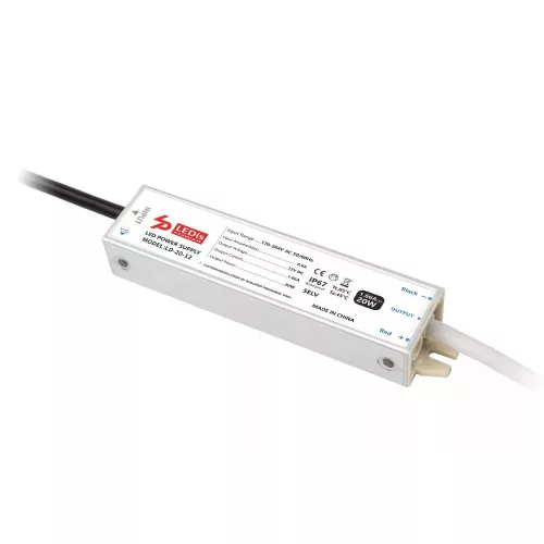 LEDis LD-20-12 LED-tápegység, 12 V DC, IP67