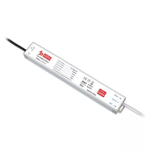 LEDis LD-200-24 LED-tápegység, 24 V DC, IP67