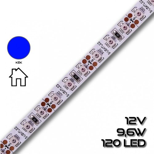 LEDszalag SL-3528WN120 120led/m IP20 színes 9,6W/m kék LED10700