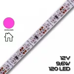 LEDszalag SL-3528WN120 120led/m IP20 színes 9,6W pink, rózsaszín LED10720