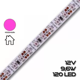  LEDszalag SL-3528WN120 120led/m IP20 színes 9,6W pink, rózsaszín LED10720
