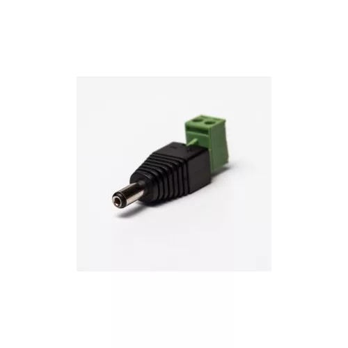 12V DC 5,5/2,1 csatlakozó adapter terminál apa