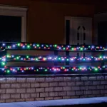Home LED 108C/M LED-es fényfüzér, 7 m / 100 db színes LED, 8 fényprogram, zöld vezeték, hálózati adapter, kül- és beltéri kivitel, LED_108C_M