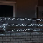 Home LED 108C/WH LED-es fényfüzér, 7 m / 100 db hidegfehér LED, 8 fényprogram, zöld vezeték, hálózati adapter, kül- és beltéri kivitel, LED_108C_WH