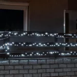 Home LED 208C/WH LED-es fényfüzér, 14 m / 200 db hidegfehér LED, 8 fényprogram, zöld vezeték, hálózati adapter, kül- és beltéri kivitel, LED_208C_WH