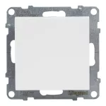 Legrand Suno egypólusú nyomó 6A, fehér (N101), Legrand 721109