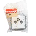 Legrand Suno egypólusú nyomó 6A, fehér (N101), Legrand 721109