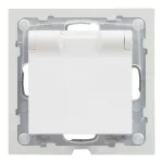 Legrand Suno 2P+F csatlakozóaljzat (rugós), biztonsági zsaluval, IP44, fehér, Legrand 721123