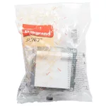 Legrand Suno 2P+F csatlakozóaljzat (rugós), biztonsági zsaluval, IP44, fehér, Legrand 721123