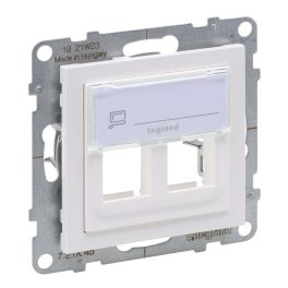   Legrand Suno kettős keystone adapter, fehér, Legrand 721145