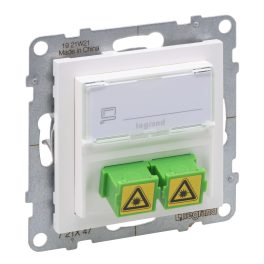   Legrand Suno SC/APC optikai csatlakozóaljzat, fehér, Legrand 721147