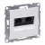 Legrand Suno 2xRJ45 Cat.6A UTP csatlakozóaljzat, fehér, Legrand 721155