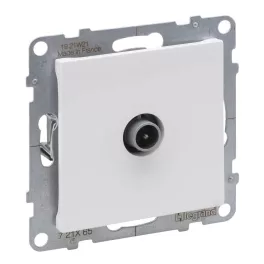   Legrand Suno TV csatlakozóaljzat, átmenő (apa, 14 dB), fehér, Legrand 721165