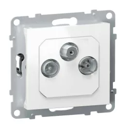   Legrand Suno TV-R-SAT csatlakozóaljzat végzáró (apa), fehér, Legrand 721167