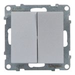 Legrand Suno csillárkapcsoló 10AX, alumínium (105), Legrand 721305