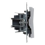 Legrand Suno csillárkapcsoló 10AX, alumínium (105), Legrand 721305