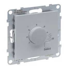   Legrand Suno szobatermosztát, 8A, alumínium, Legrand 721336