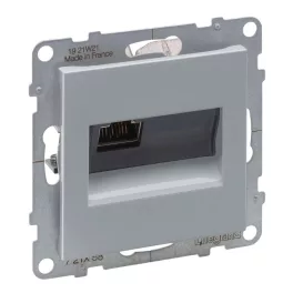   Legrand Suno RJ45 Cat.6A STP csatlakozóaljzat, alumínium, Legrand 721358