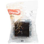 Legrand Suno 2P+F csatlakozóaljzat (rugós), biztonsági zsaluval, IP44, fekete, Legrand 721423