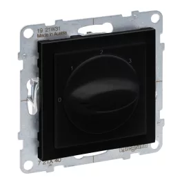   Legrand Suno fokozatkapcsoló (0, 1, 2, 3), fekete, Legrand 721440