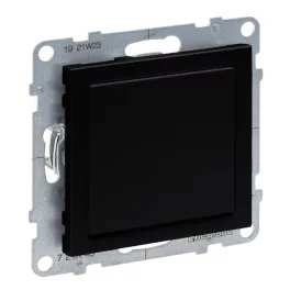   Legrand Suno vakfedél Program Mosaic adapterrel, fekete, Legrand 721443