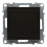 Legrand Suno vakfedél Program Mosaic adapterrel, fekete, Legrand 721443