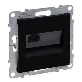   Legrand Suno RJ45 Cat.6 UTP csatlakozóaljzat, fekete, Legrand 721452