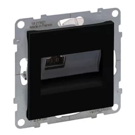   Legrand Suno RJ45 Cat.6 STP csatlakozóaljzat, fekete, Legrand 721456