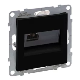   Legrand Suno RJ45 Cat.6A STP csatlakozóaljzat, fekete, Legrand 721458