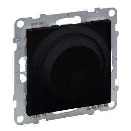   Legrand Suno forgatógombos fényerőszabályzó 300W, fekete, Legrand 721479