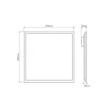 PRIME Backlit LED-panel, 40 W, IP20, 600x600 mm, Természetes fehér, 5 év garancia LL-200180 SpectrumLED