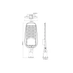 LEDline LITE Road luminaire STREETLITE 150W 4000K 15000lm grey LL-201088 SpectrumLED