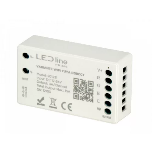 LEDline PRIME controller VARIANTE LED RF WIFI TUYA RGBCCT