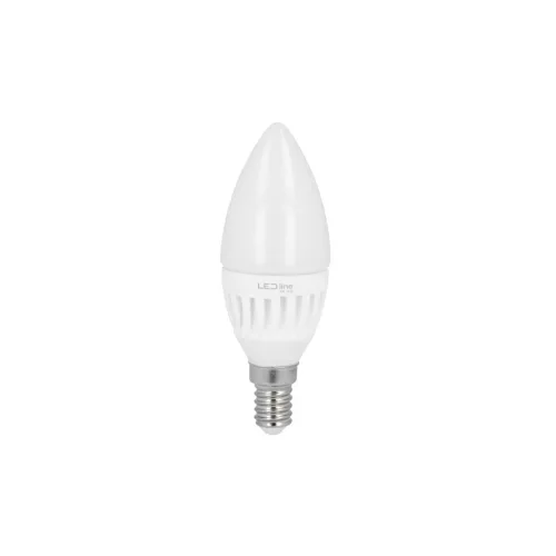 E14 LED-fényforrás, 9 W, szabályozható, Hideg fehér, 5 év garancia CW 6500K lm, LL-201712 LED line