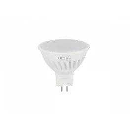  MR16 LED-fényforrás, 10/18 V AC/DC, 5 W, Hideg fehér, 5 év garancia CW 6500K 600lm, LL-201927 LED line