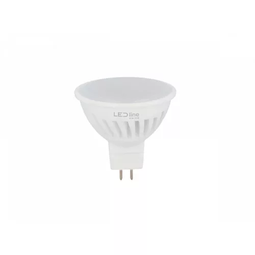 MR16 LED-fényforrás, 10/18 V AC/DC, 5 W, Hideg fehér, 5 év garancia CW 6500K 600lm, LL-201927 LED line
