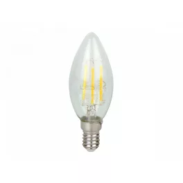   E14 LED-fényforrás, 4 W, filament, Meleg fehér WW 3000K 480lm, LL-202184 SpectrumLED