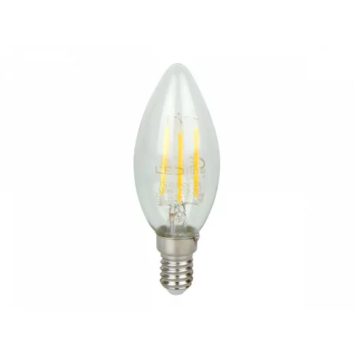 E14 LED-fényforrás, 4 W, filament, Meleg fehér WW 3000K 480lm, LL-202184 SpectrumLED