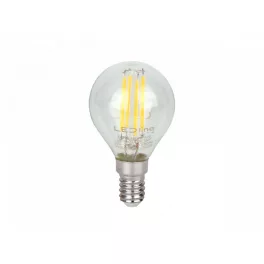   E14 LED-fényforrás, 4 W, filament, Meleg fehér WW 2700K 480lm, LL-202221 LED line
