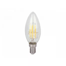   E14 LED-fényforrás, 5 W, filament, Meleg fehér WW 2700K 600lm, LL-202306 LED line