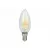 E14 LED-fényforrás, 5 W, filament, szabályozható, Természetes fehér NW 4000K 600lm, LL-202313 SpectrumLED