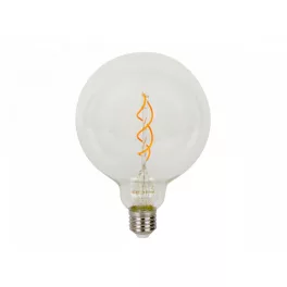   E27 LED-fényforrás, 4 W, filament, szabályozható, Meleg fehér, 5 év garancia WW K lm, LL-202368 SpectrumLED